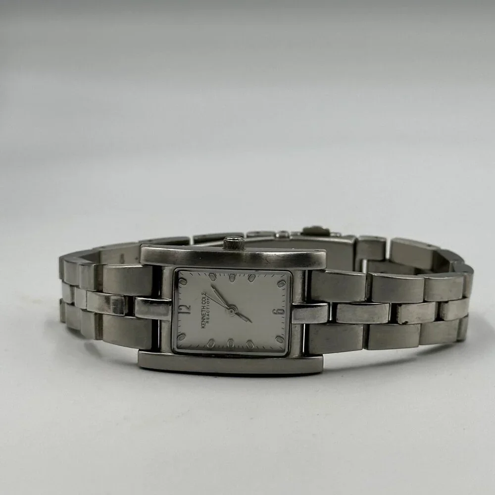 Kenneth Cole Watch Women All Stainless Steel Water Resistant 20MM Case 7.25